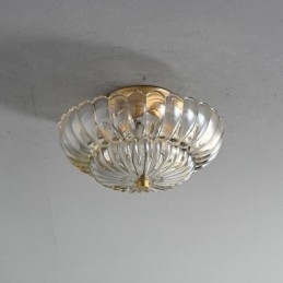 Designer Touch Decorative Modern Flush Mount Lotus Base Ceiling Light