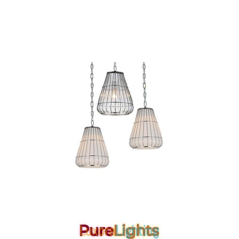 Designer Touch Decorative Modern Contemporary Chrome Glass Chandelier