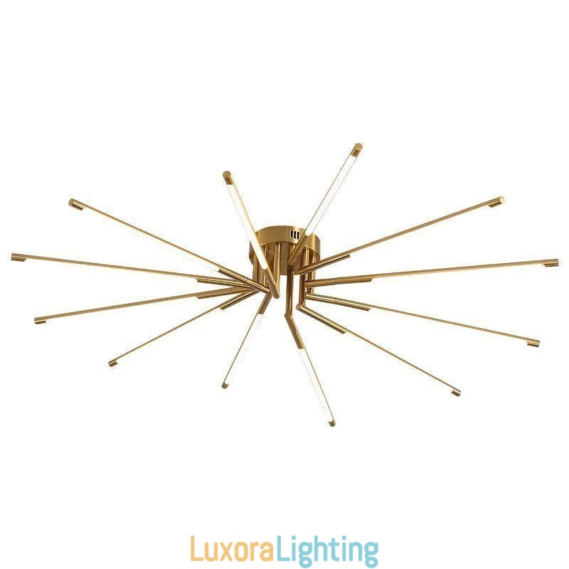 Designer Touch Decorative Simple Flush Mount Fireworks Ceiling Light