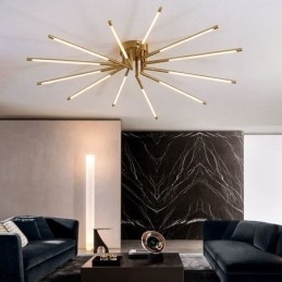 Designer Touch Decorative Simple Flush Mount Fireworks Ceiling Light