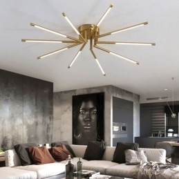 Designer Touch Decorative Simple Flush Mount Fireworks Ceiling Light