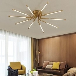 Designer Touch Decorative Simple Flush Mount Fireworks Ceiling Light