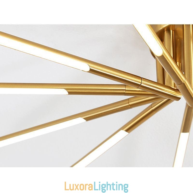 Designer Touch Decorative Simple Flush Mount Fireworks Ceiling Light