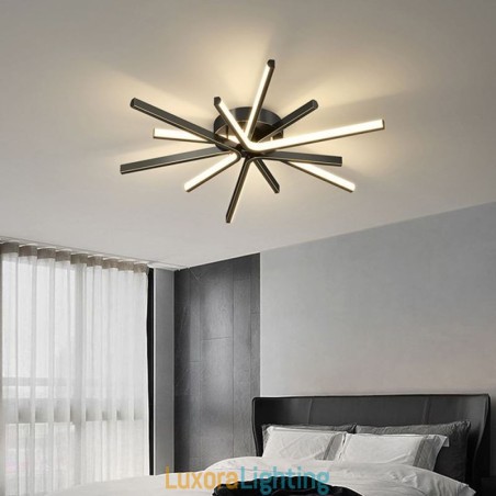 Designer Touch Decorative Flush Mount Modern Minimalist Fireworks Ceiling Light