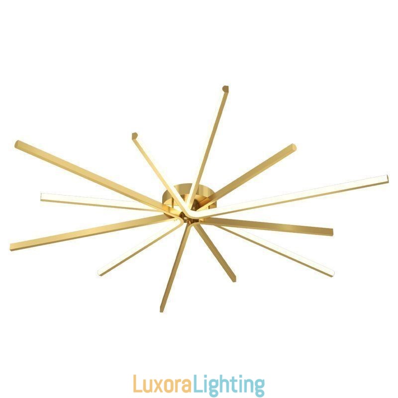 Designer Touch Decorative Flush Mount Modern Minimalist Fireworks Ceiling Light