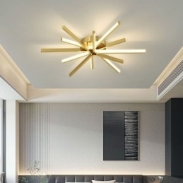 Designer Touch Decorative Flush Mount Modern Minimalist Fireworks Ceiling Light