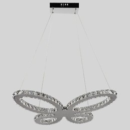 Designer Touch Decorative Modern Contemporary Chrome Metal Chandelier