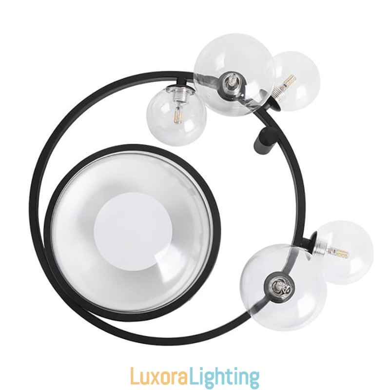 Designer Touch Decorative Flush Mount Modern Minimalist Glass Ceiling Light