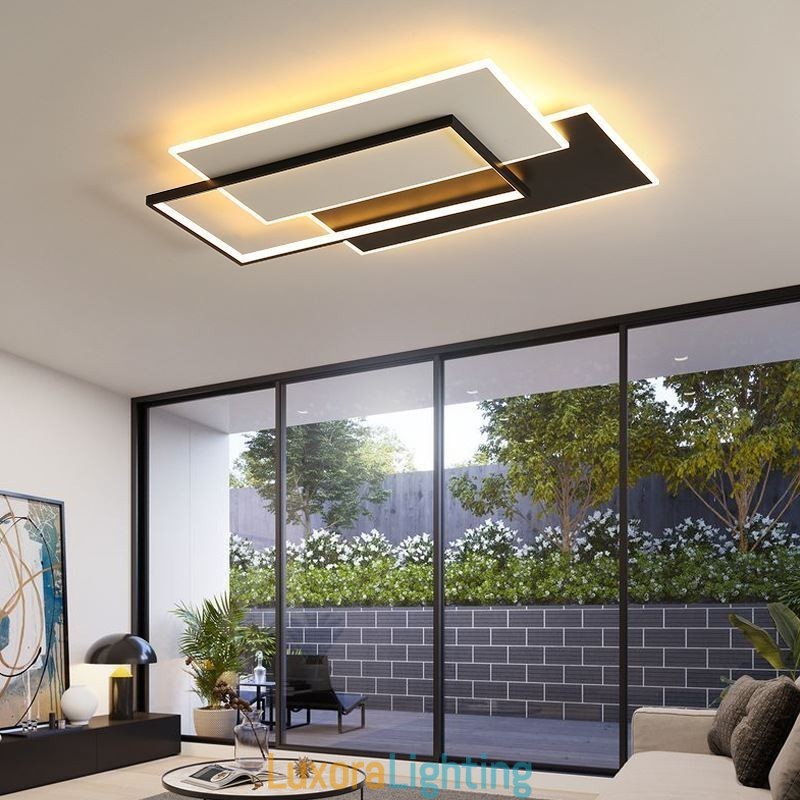 Designer Touch Decorative Flush Mount Minimalist Square Acrylic Ceiling Light