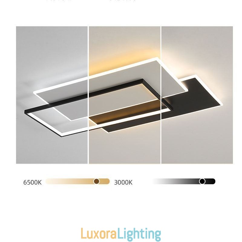 Designer Touch Decorative Flush Mount Minimalist Square Acrylic Ceiling Light