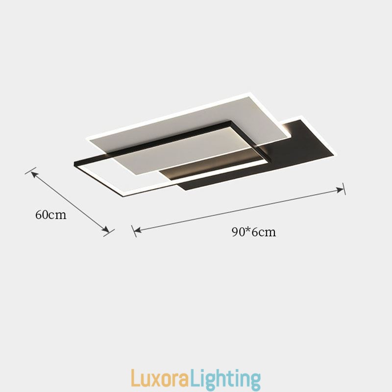 Designer Touch Decorative Flush Mount Minimalist Square Acrylic Ceiling Light