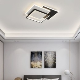 Designer Touch Decorative Flush Mount Minimalist Acrylic Square Ceiling Light 40 50cm