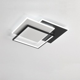 Designer Touch Decorative Flush Mount Minimalist Acrylic Square Ceiling Light 40 50cm