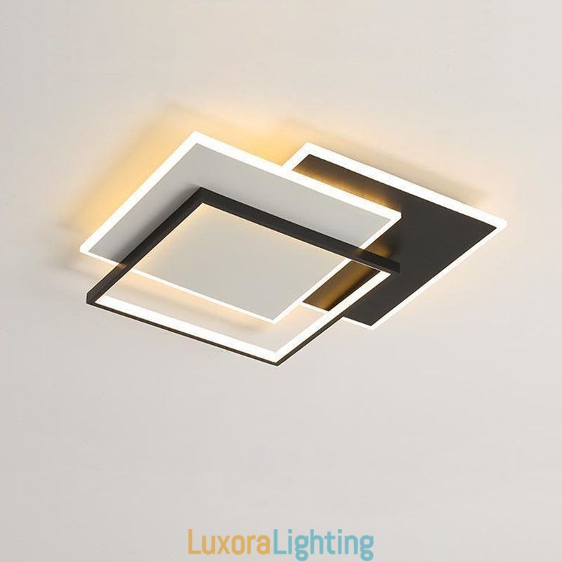 Designer Touch Decorative Flush Mount Minimalist Acrylic Square Ceiling Light 40 50cm