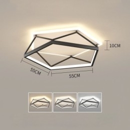 Designer Touch Decorative Flush Mount Hollow Three dimensional Ceiling Light 55cm