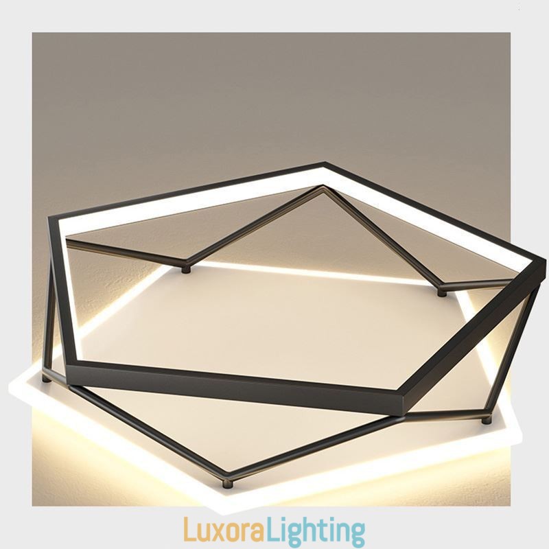 Designer Touch Decorative Flush Mount Hollow Three dimensional Ceiling Light 55cm