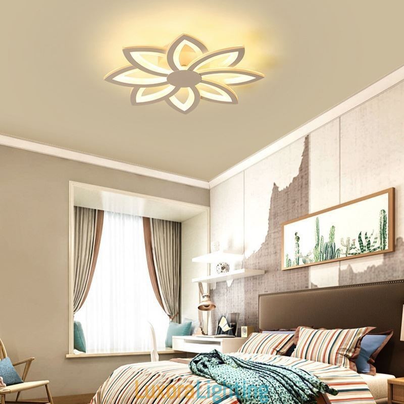 Designer Touch Decorative Flush Mount Eye catching Acrylic Flower Ceiling Light 55cm