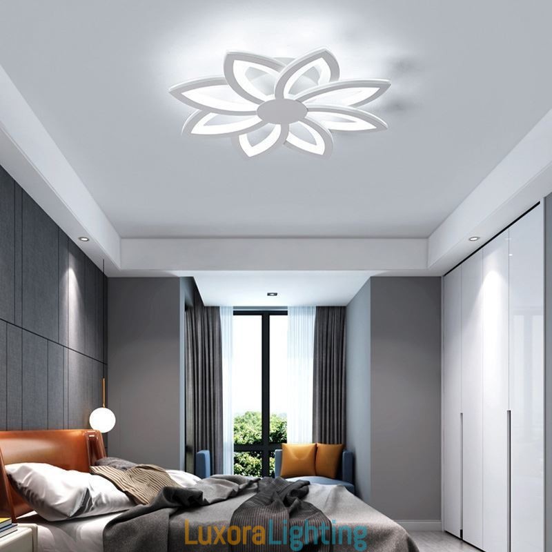 Designer Touch Decorative Flush Mount Eye catching Acrylic Flower Ceiling Light 55cm