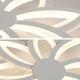 Designer Touch Decorative Flush Mount Eye catching Acrylic Flower Ceiling Light 55cm