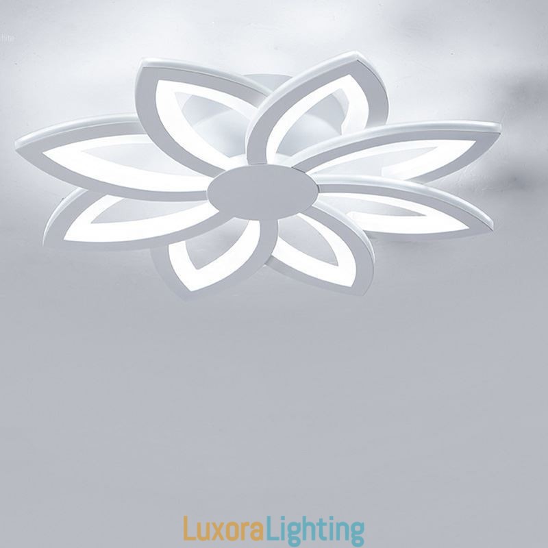 Designer Touch Decorative Flush Mount Eye catching Acrylic Flower Ceiling Light 55cm