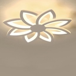 Designer Touch Decorative Flush Mount Eye catching Acrylic Flower Ceiling Light 55cm