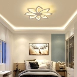 Designer Touch Decorative Flush Mount Eye catching Acrylic Flower Ceiling Light 55cm