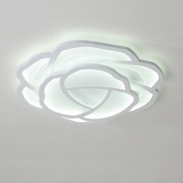 Designer Touch Decorative Flush Mount Modern Simple Rose Acrylic Ceiling Light 52cm