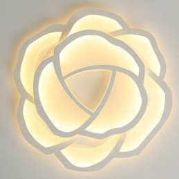 Designer Touch Decorative Flush Mount Modern Simple Rose Acrylic Ceiling Light 52cm