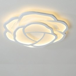 Designer Touch Decorative Flush Mount Modern Simple Rose Acrylic Ceiling Light 52cm