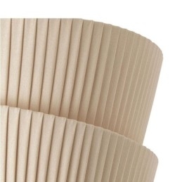 Designer Touch Decorative Wabi Sabi Flush Mount French Cream Style Double Layer Fabric Lampshade Ceiling Lamp