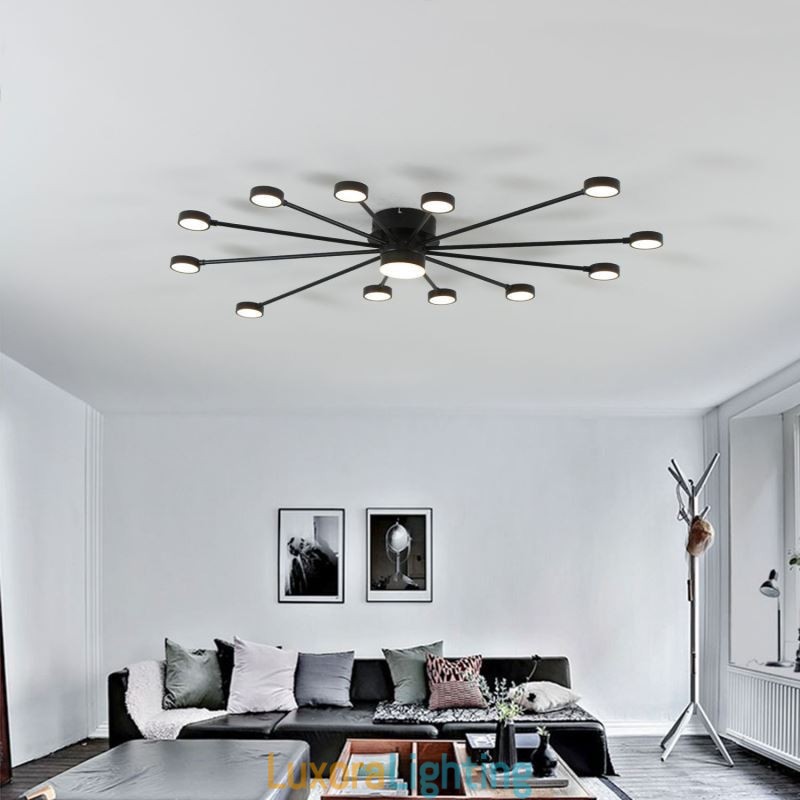 Designer Touch Decorative Flush Mount Modern Minimalist Ceiling Light Acrylic Lightshade