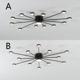 Designer Touch Decorative Flush Mount Modern Minimalist Ceiling Light Acrylic Lightshade