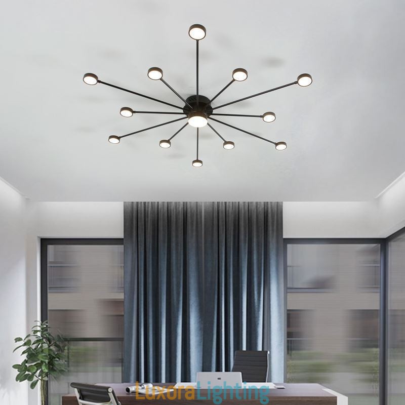 Designer Touch Decorative Flush Mount Modern Minimalist Ceiling Light Acrylic Lightshade