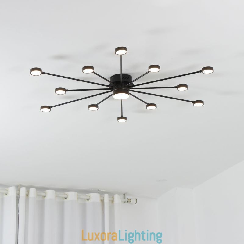 Designer Touch Decorative Flush Mount Modern Minimalist Ceiling Light Acrylic Lightshade