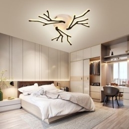 Designer Touch Decorative Flush Mount Acrylic Branch Ceiling Light