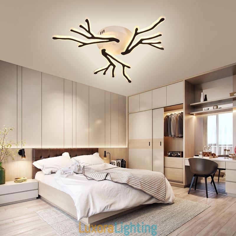 Designer Touch Decorative Flush Mount Acrylic Branch Ceiling Light
