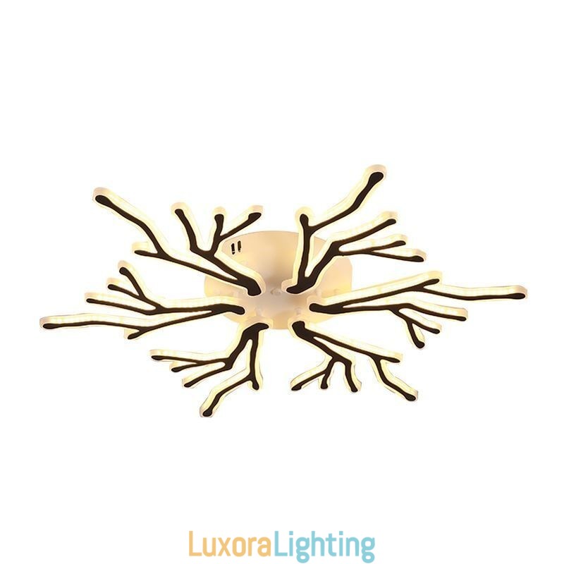 Designer Touch Decorative Flush Mount Acrylic Branch Ceiling Light