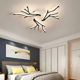 Designer Touch Decorative Flush Mount Acrylic Branch Ceiling Light