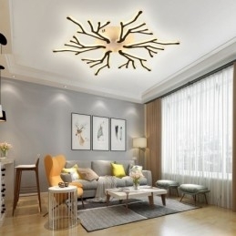 Designer Touch Decorative Flush Mount Acrylic Branch Ceiling Light