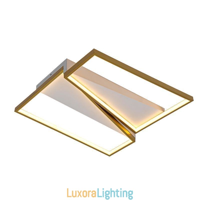 Designer Touch Decorative Flush Mount Minimalist Mosaic Trapezium Ceiling Light