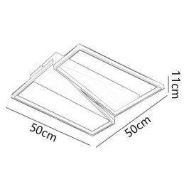 Designer Touch Decorative Flush Mount Minimalist Mosaic Trapezium Ceiling Light