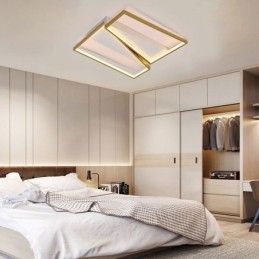 Designer Touch Decorative Flush Mount Minimalist Mosaic Trapezium Ceiling Light