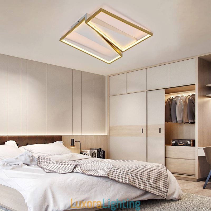 Designer Touch Decorative Flush Mount Minimalist Mosaic Trapezium Ceiling Light