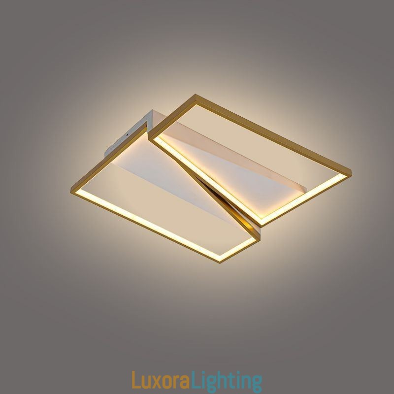 Designer Touch Decorative Flush Mount Minimalist Mosaic Trapezium Ceiling Light