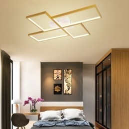 Designer Touch Decorative Flush Mount Mosaic Geometric Square Ceiling Light Fixture