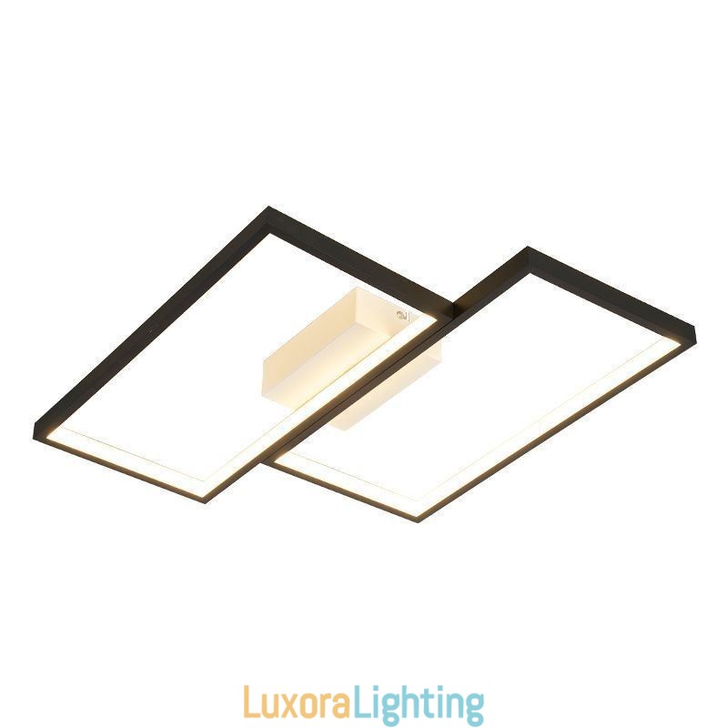 Designer Touch Decorative Flush Mount Mosaic Geometric Square Ceiling Lamp