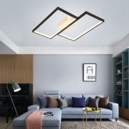 Designer Touch Decorative Flush Mount Mosaic Geometric Square Ceiling Lamp