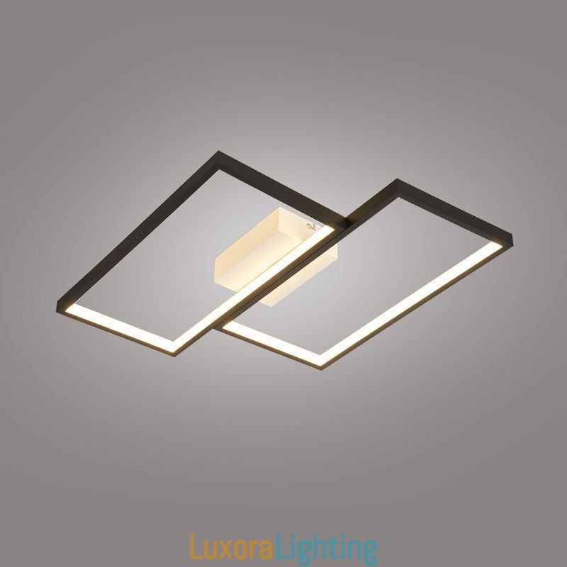 Designer Touch Decorative Flush Mount Mosaic Geometric Square Ceiling Lamp