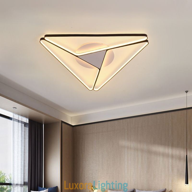 Designer Touch Decorative Flush Mount Minimalist Triangle Ceiling Light
