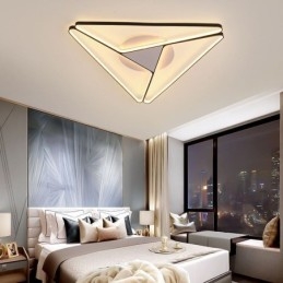 Designer Touch Decorative Flush Mount Minimalist Triangle Ceiling Light